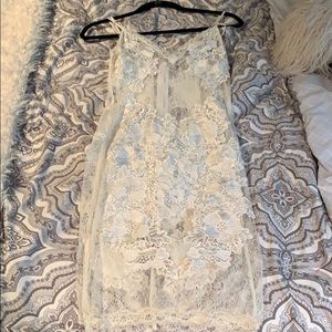House of CB London white lace dress